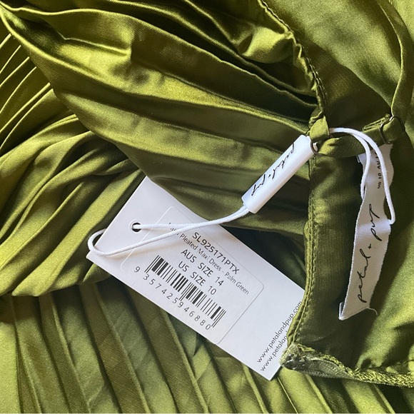 Petal & Pup Olive Green Maxi Dress - Picture 5 of 6